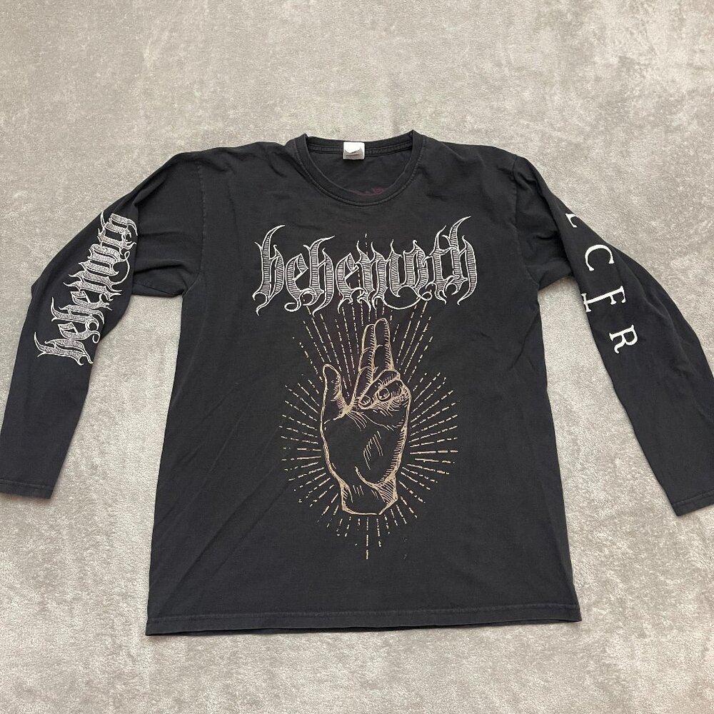 Behemoth LCFR The Morning Star Rises In Your Hearts Long Sleeve Shirt Large